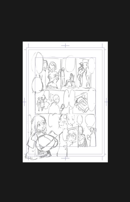 先っちょだけ漫画考えてみてる 