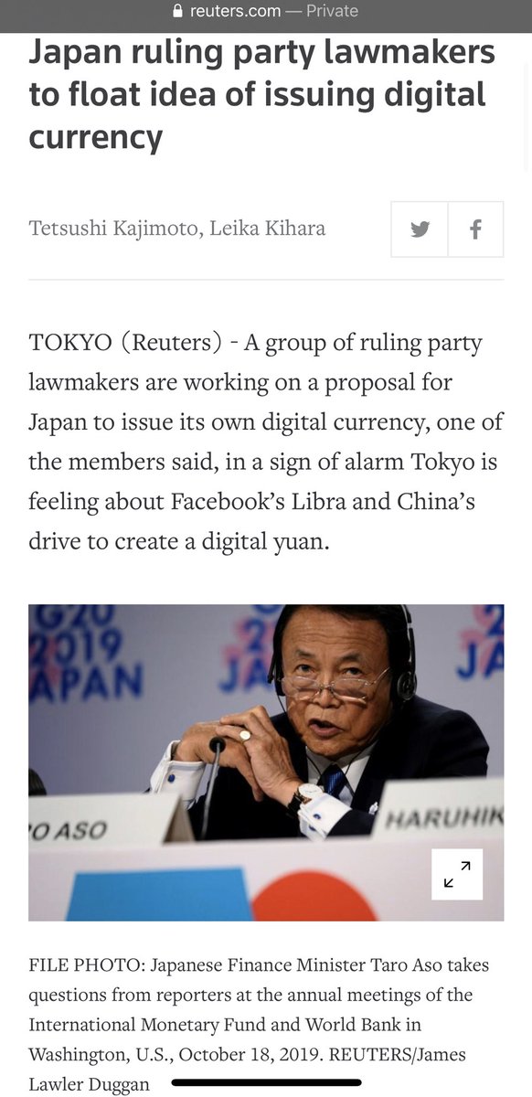 NischalShetty's tweet photo. Day 452

Japan becomes third major country that has joined the race to create its own Crypto (CBDC)!

China
US 
Japan

Three major economies are now in the race for Crypto dominance

How can India not be serious about Crypto?

Indians have the crypto josh 💪🇮🇳

#IndiaWantsCrypto https://t.co/r9QHLxaWAe