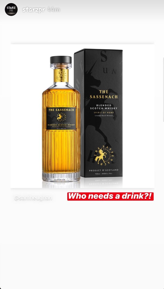 reddgirl56's tweet photo. From @STARZPR IG stories 1/26/20
Who needs a drink?!
#SamHeughan 💪🏴🥃
@SamHeughan
@SassenachSpirit 🏴
#SassenachSpirits 🦄🥃
#SassenachWhisky 🦄🥃
@GreatGlenCo
#GreatGlenCompany 🇺🇸🏴
#StarzPr
#Starz
#Outlander⚔🏴⚔🇺🇸
@Outlander_STARZ https://t.co/upWB1mrUHy