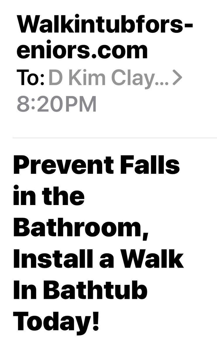 You KNOW you’re getting old with these ads start appearing regularly...