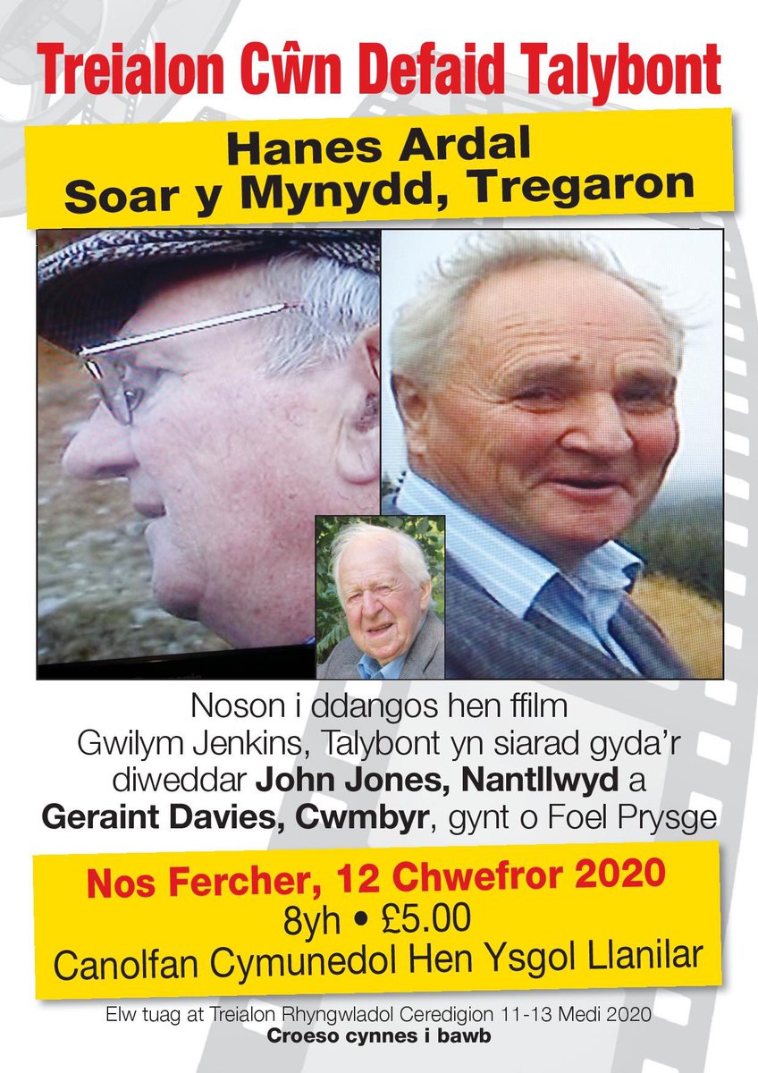 NOS FERCHER 12 CHWEFROR 
8yh
Canolfan Cymunedol Hen Ysgol LLANILAR