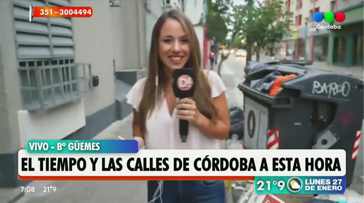 Viendo el #informe de <a href="/NickyTurello/">Nicole Turello</a> en @DespertateTV sobre el estado de las calles y el servicio de recolección de #basura en #Córdoba [vía @TelefeCordoba].