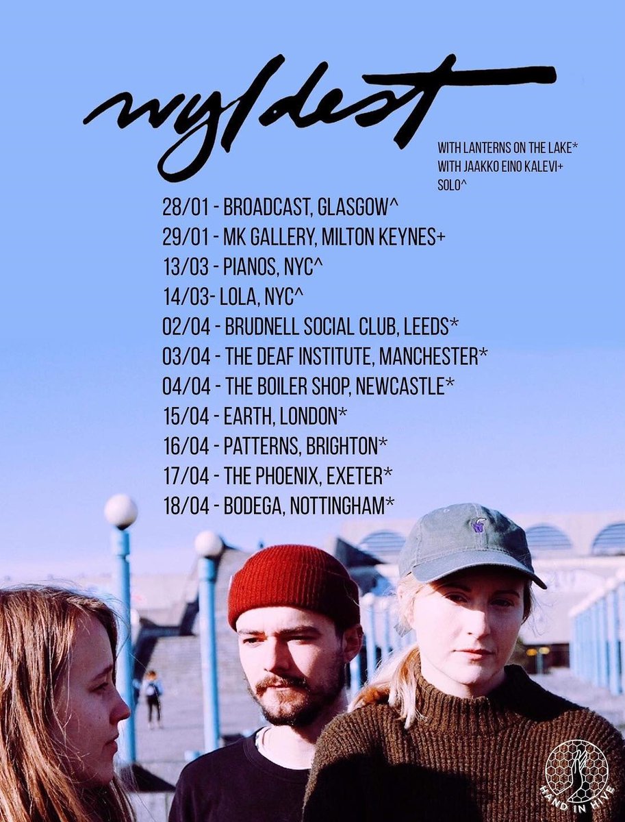 Can't wait to hit the road and play shows with <a href="/MidasFall/">Midas Fall</a> @jaakkoein + <a href="/lanternstalk/">Lanterns on the Lake</a>!

Also buzzing for <a href="/NewColossusFest/">New Colossus Fest</a> in NYC!

Tickets on sale now : songkick.com/artists/831037…