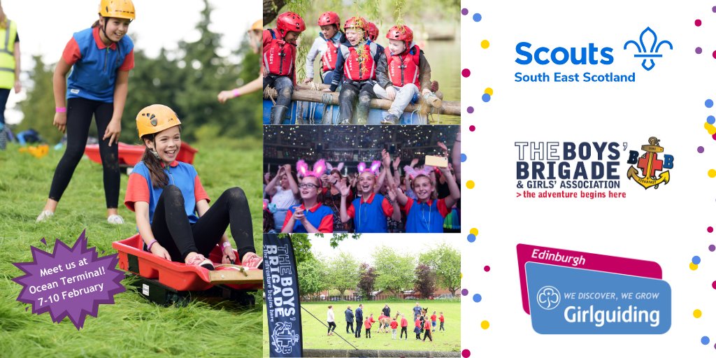 In just under two weeks we'll be at <a href="/Ocean_Terminal/">Ocean Terminal</a>! You'll find us on the first floor next to the <a href="/Starbucks/">Starbucks</a>. Grab yourself a cuppa and come have a chat about all things <a href="/GirlguidingEdin/">Girlguiding Edinburgh</a>, <a href="/sesscouts/">South East Scotland Scouts</a> &amp; <a href="/eldbb/">The Boys' Brigade Edinburgh, Leith & District</a>. ☕️🙌