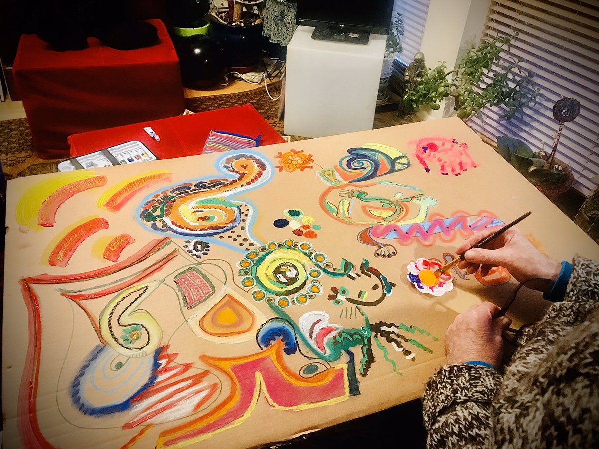 WickertRachel's tweet photo. 👁👃🏽👁 #dementiacare #sundaychill #freeform #cocreation #togetherness #thanks4remembering 🧑🏻🎨👨🏻🎨 https://t.co/aYWvueOPfO