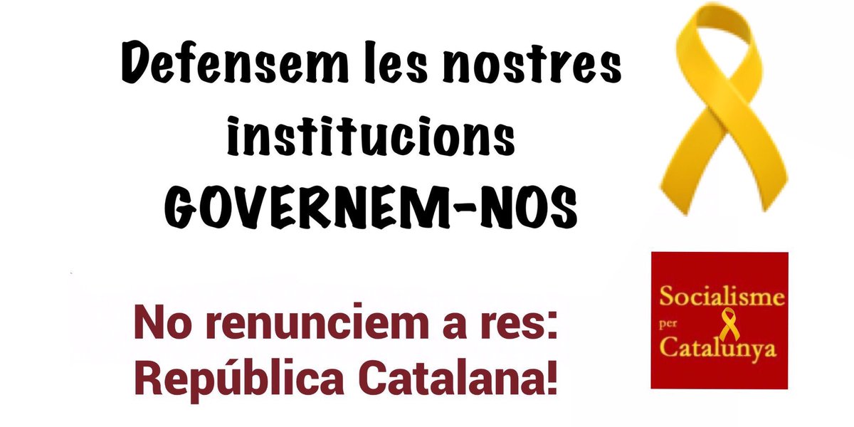 Avui ja es fa realitat que <a href="/desdelamoncloa/">La Moncloa</a> cessen en segon  president <a href="/govern/">Govern de Catalunya</a> de la #Generalitat en menys de 5 anys, un segon cop d’Estat a Catalunya.Ni la JEC és competent ni un 🎗justifica cessar el president d’una CCAA. #Prou #Llibertat #RepúblicaCatalana ja!!!