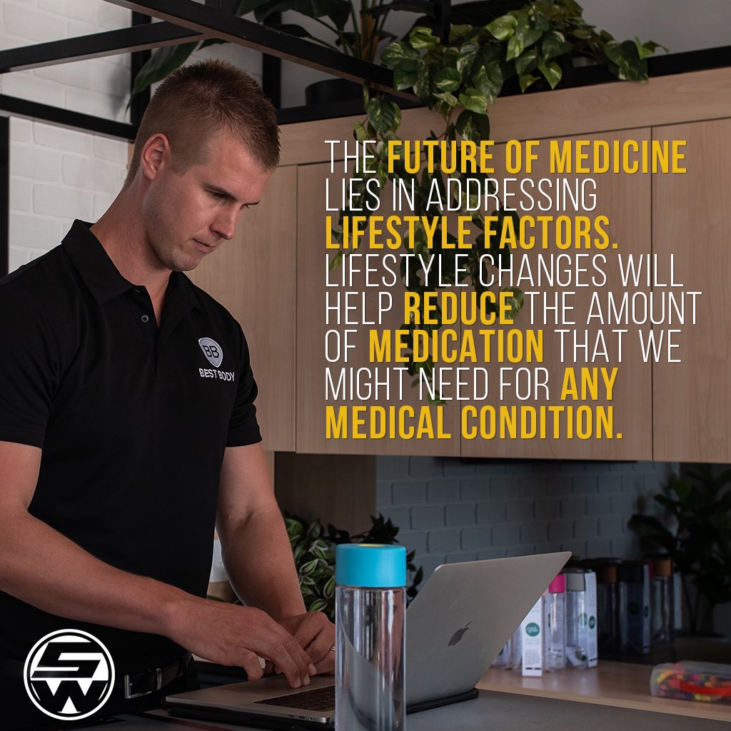 ScottWescombe's tweet photo. “The future of medicine lies in addressing lifestyle factors. Lifestyle changes will help reduce the amount of medication that we might need for any medical condition.” - Dr Jenny Brockis
#lifestylechange #getyourbestbody #physiotherapy #pilatesbody #healthandwellness #pilates https://t.co/DiFpWlvIHq
