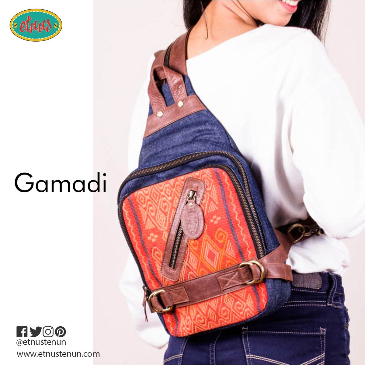 Gamadi; a casually ethnic on handwoven yet clearly a delight to gaze at. It is even a perfect daily bag. Get a head start to shop!

#casualbag

#backpackforwoman

#casualbackpack

#casualstyle

#ethnicstyle

#denimbag

#tasetnik

#tasranselwanita

#giniginigoonline