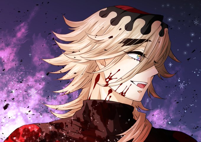 はみこは箱庭のみこ🌈✨さんがTwitterに投稿した童磨(鬼滅の刃)のイラスト。