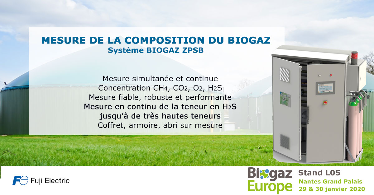 FujiElectricFR's tweet photo. Le système ZPSB pour la mesure en continu de biogaz est conçu en fonction des contraintes process et environnementales de votre site. 
RdV sur le stand L05, salon Biogaz Europe pour en savoir plus !
#biogaz @BiogazEurope 
🔆infos  https://t.co/fHlRvqFRpE https://t.co/at7m3baALt
