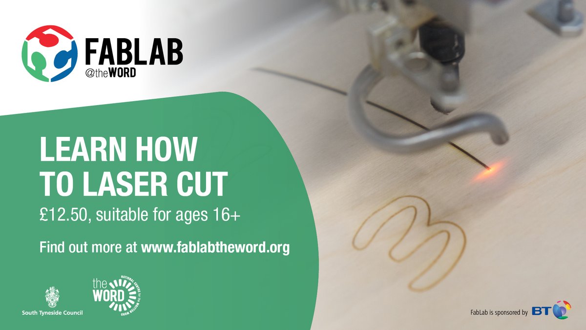 FabLab_TheWord's tweet photo. Last year we introduced 80 new people to our Learn how to sessions.  Many of you making use of the drop in sessions and making some really interesting things.  This Thursday is Learn how to Laser which had a couple of spaces left.  Don't forget our Saturday sessions https://t.co/xlaQdQhPqZ