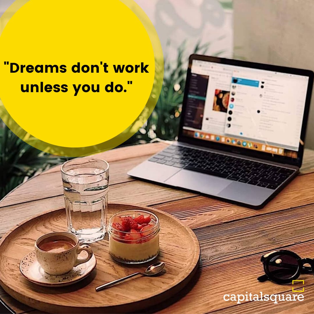 CapSqr's tweet image. Show your workings! 📝
.
Don't get caught up in the visualizations, they're just there to keep us motivated.
.
Put in the work, and watch your dreams become a reality.
.
Please retweet!
.
#CapitalSquare #MondayMotivation #Coworking #StartUp