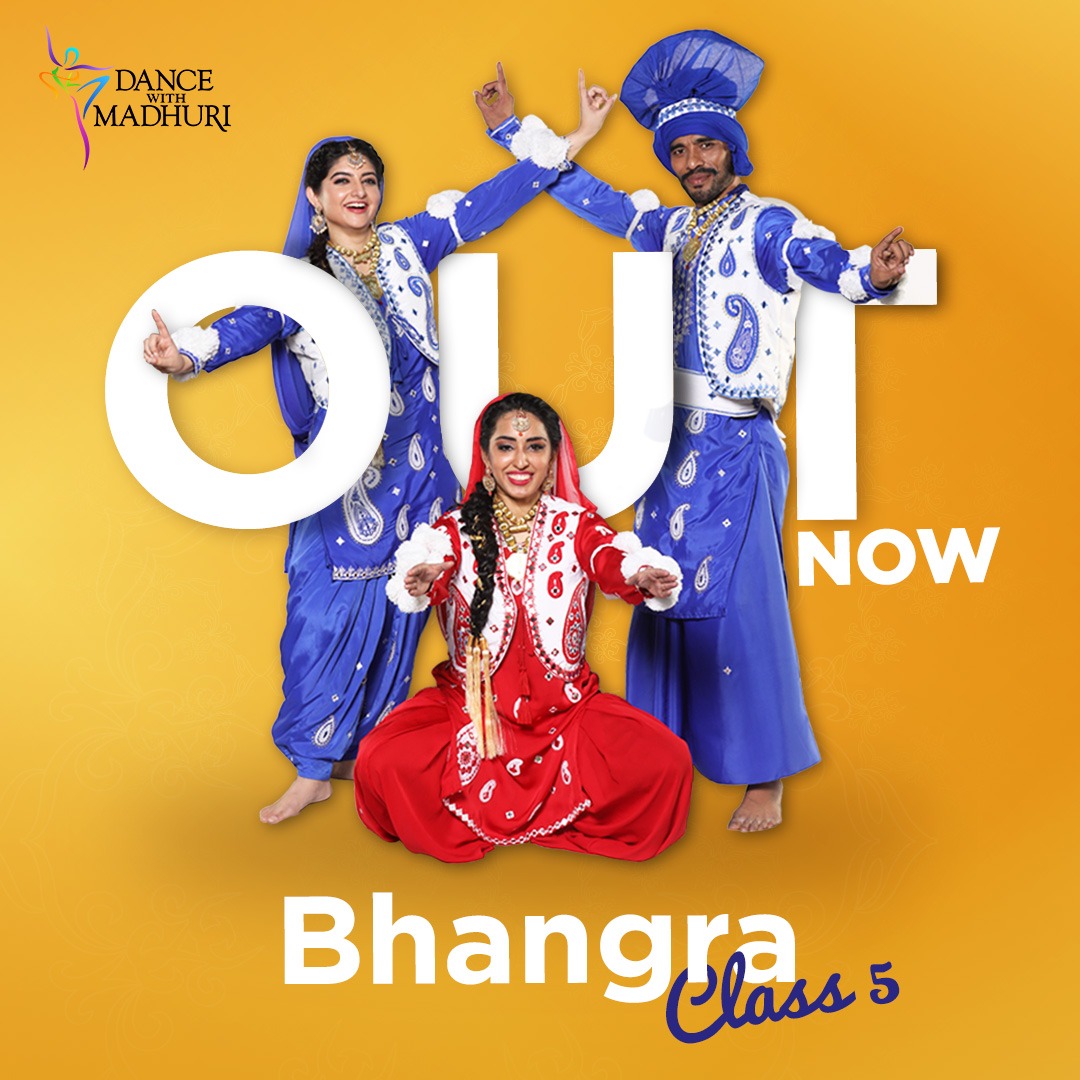dancewithMD's tweet photo. I like Daandiya, I like Garba, 
But if you really wanna party, 
Throw your hands up and twist them around,
Do the Bhangra everybody!

For the visual #BhangraTutorial, watch the video out now.

https://t.co/W2iIPKKn4D

#DWM #DanceWithMadhuri #Dance #VideoOutNow @cashinapig https://t.co/WheHc7PXNN