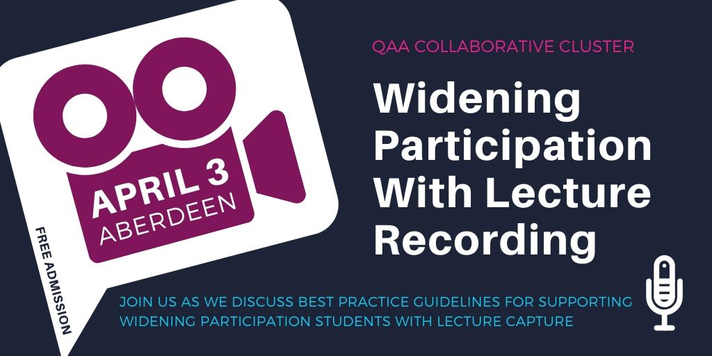 LectureCPTR's tweet image. 👀Find out more about our Enhancement Themes Lecture Capture CollabCluster and don't forget to #savethedate for our next open workshop 👇 More details coming soon!
bit.ly/LetureCPTR
#lecturerecording #wideningparticipation #HigherEd #TEL