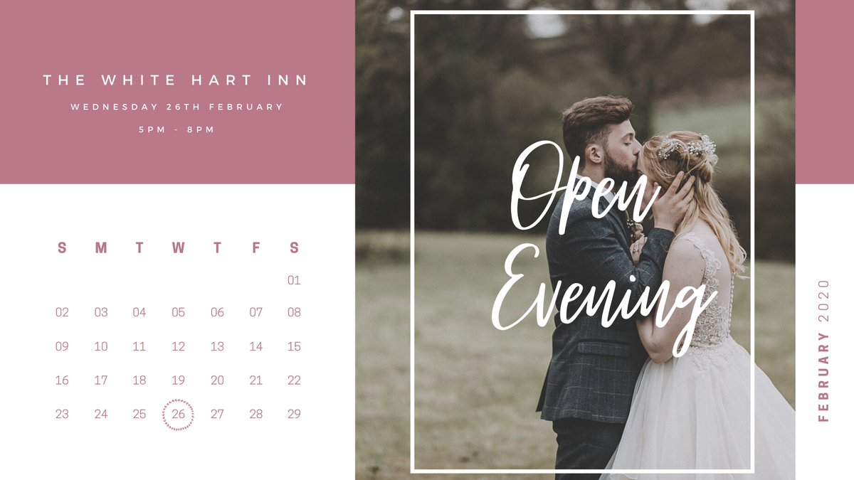 Just under a month till our Winter Open Evening 💕
Wed 26th Feb - 5pm til 8pm

Our Moorwood Suite will be beautifully dressed by the wonderful Stories of Style, it is the perfect opportunity to meet our coordinators and talk through our brilliant wedding packages😊