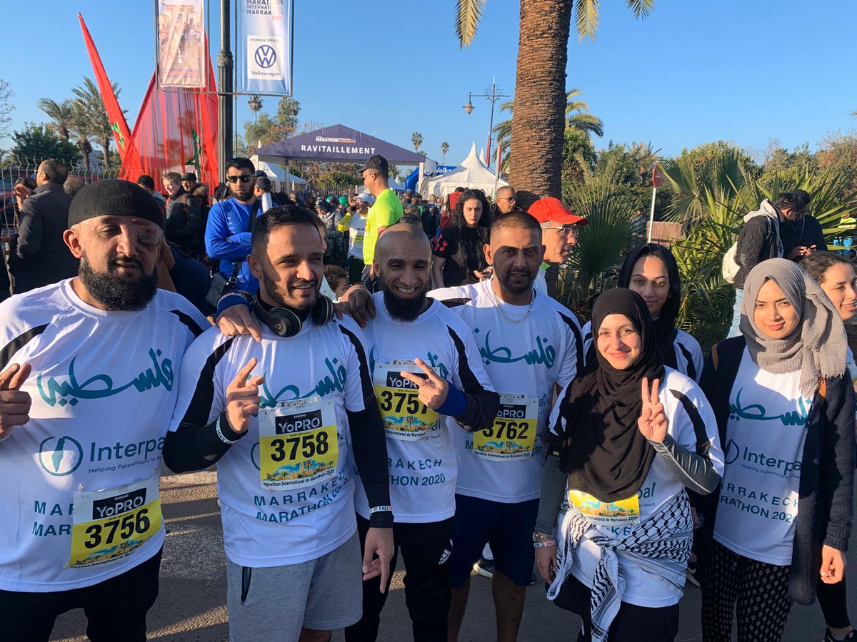 InterpalUK's tweet photo. Congratulations #TeamInterpal for completing the Marrakech Marathon! A huge thank you from all of us for helping to raise urgent funds for Palestinian in need!
#ForPalestine https://t.co/NGCqprZ51m