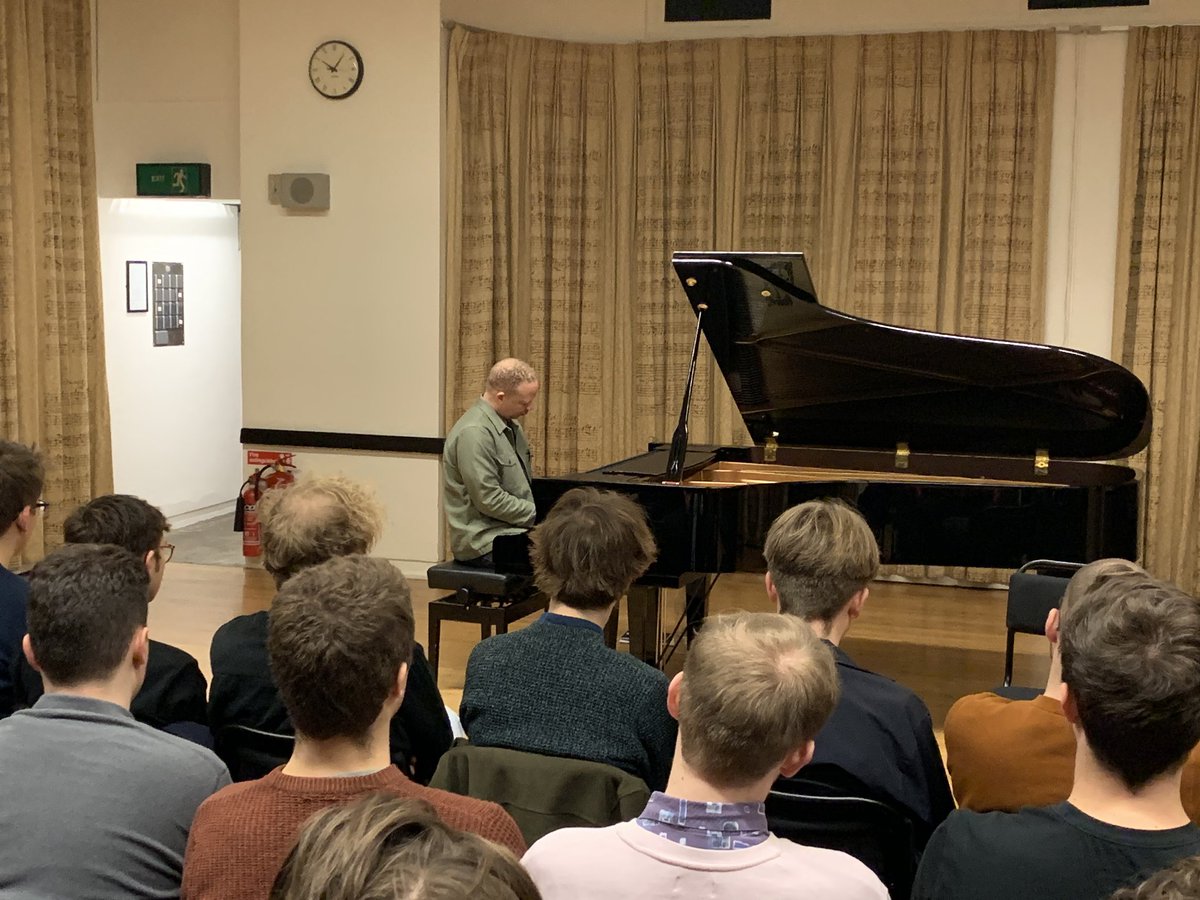 Nice way to start the morning... @ECMRecords week at the @RoyalAcadMusic with #CraigTaborn masterclass, and #AndersJormin arriving any moment! Catch them in concert on Thursday 🔥🎶