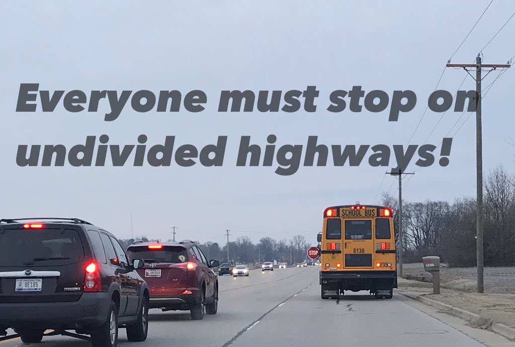 ISPEvansville's tweet image. It’s Monday and another start to a week of school. Please stop for the school buses and remember everyone must stop on those undivided highways! Remember to slow down in those school zones too. The kiddos are depending on you.