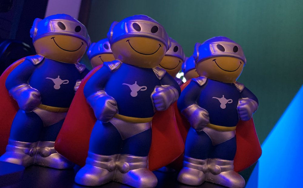 MagicLampSoft's tweet photo. Captain Capture is flying off the table at #FastStart2020. Booth 9 if you'd like one and become a #CaptureHero https://t.co/nWXf0WsodU