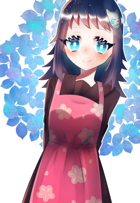 琳さんがTwitterに投稿した真菰(鬼滅の刃)のイラスト。