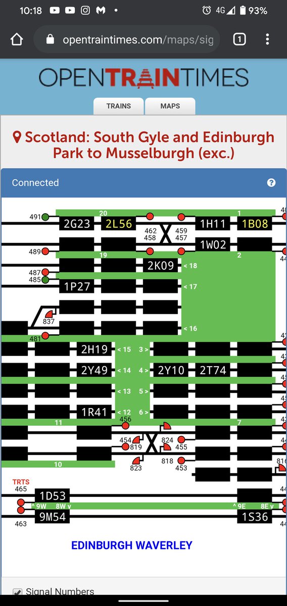 Open Train Times Maps Opentraintimes On Twitter: "What Looks Like A Tiny Crossover.on Our Map Is  Actually Quite Large! We're Putting Route Indications On Our Edinburgh  Waverley Map Shortly. Https://T.co/Ukuljdcmdr" / Twitter