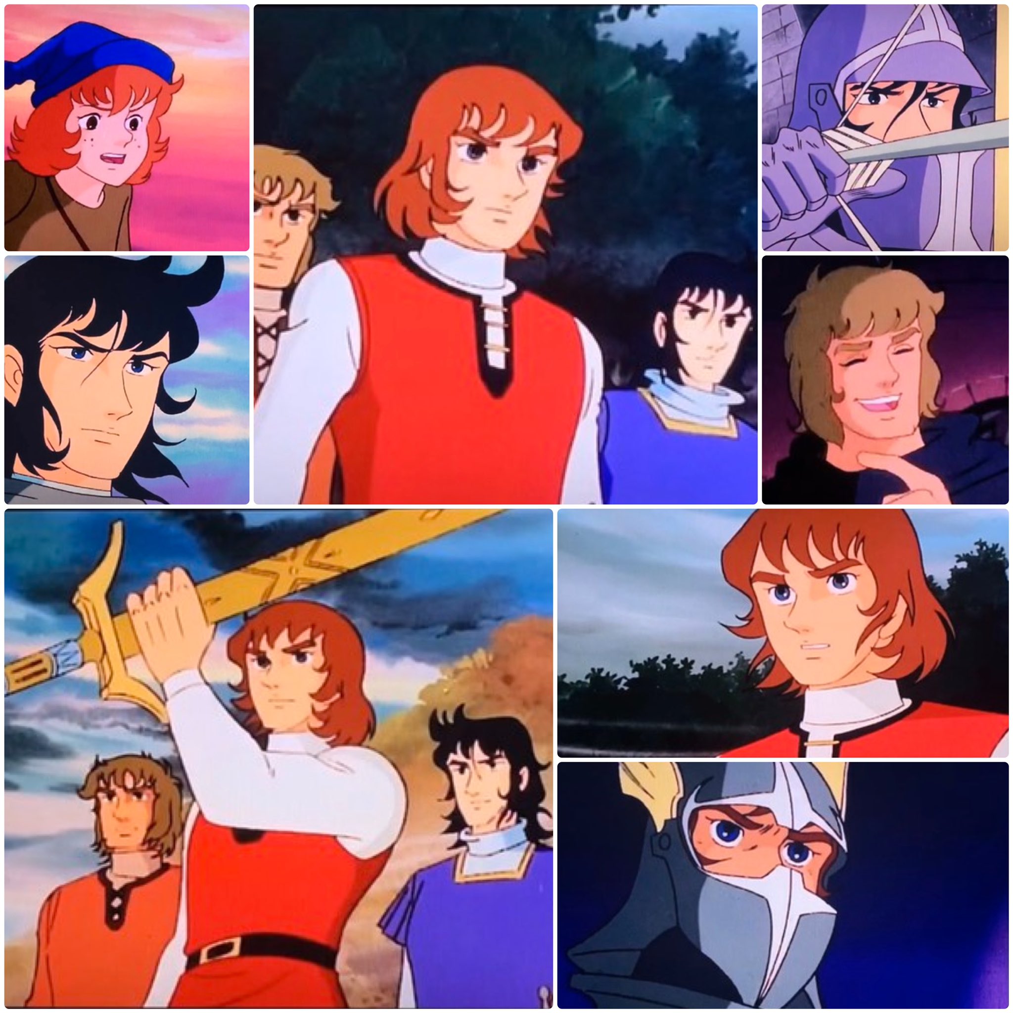 円卓の騎士物語 燃えろアーサー セル画 アニメ 東映アニメーション V