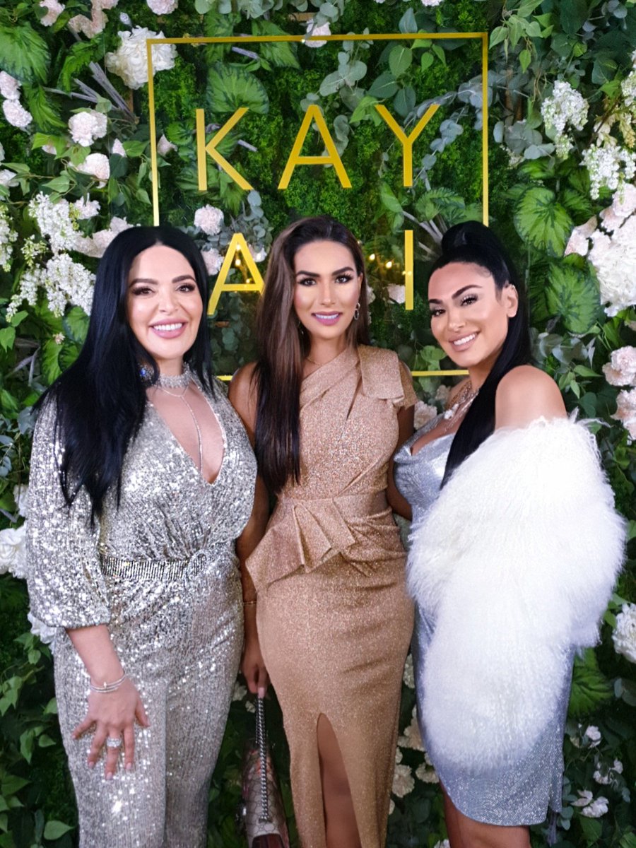 Shajar_K's tweet photo. #kayali white flower launch with the beautiful @MonaKattan @hudabeauty @Elnaz_golrokh #hudabeauty #dubai 
Wearing @HerveLeger https://t.co/kULJS7IyVc