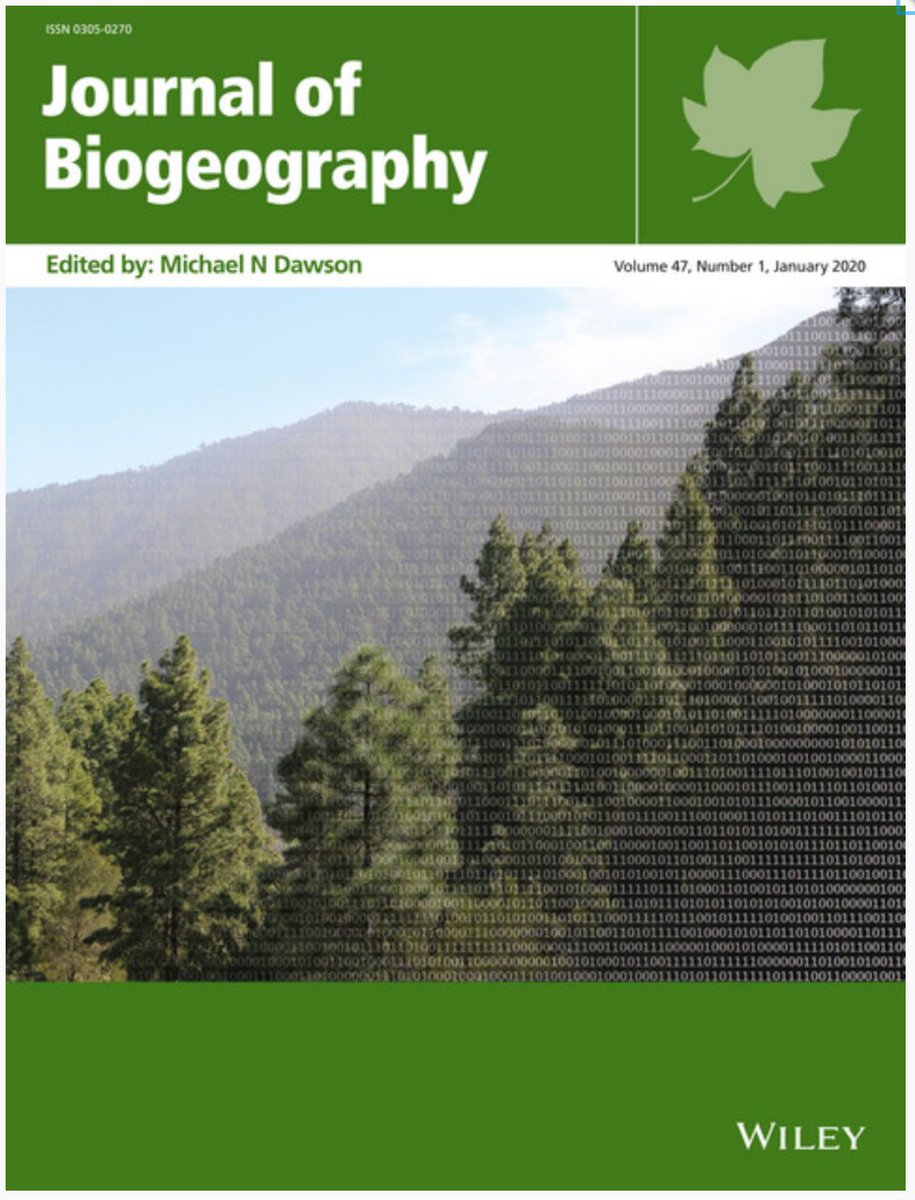 JBiogeography's tweet photo. Delighted with new issue of J. Biogeography. All papers in special section on "Macroecology in the Age of Big Data" will be free full access for 2 yrs (starting soon) https://t.co/lDjQAnxQNP Thanks to guest editors @BioGeoKreft @Wil_Thuiller @ZurellLab
#Macroecology #BigData https://t.co/kUG8WTIQvC
