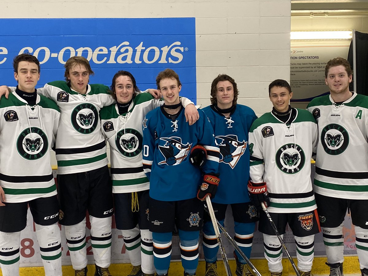 Another game with some Tigers in some Junior B action as the Sylvan Lake Wranglers took on the Rocky Rams! Ashlain Dufresne and Kayde Budgell suited up for the Wranglers and Bryn Hoiland, Aden Michael, Kyle Humphrey and Tyson Tisdale for the Rams! Good game between the two teams!