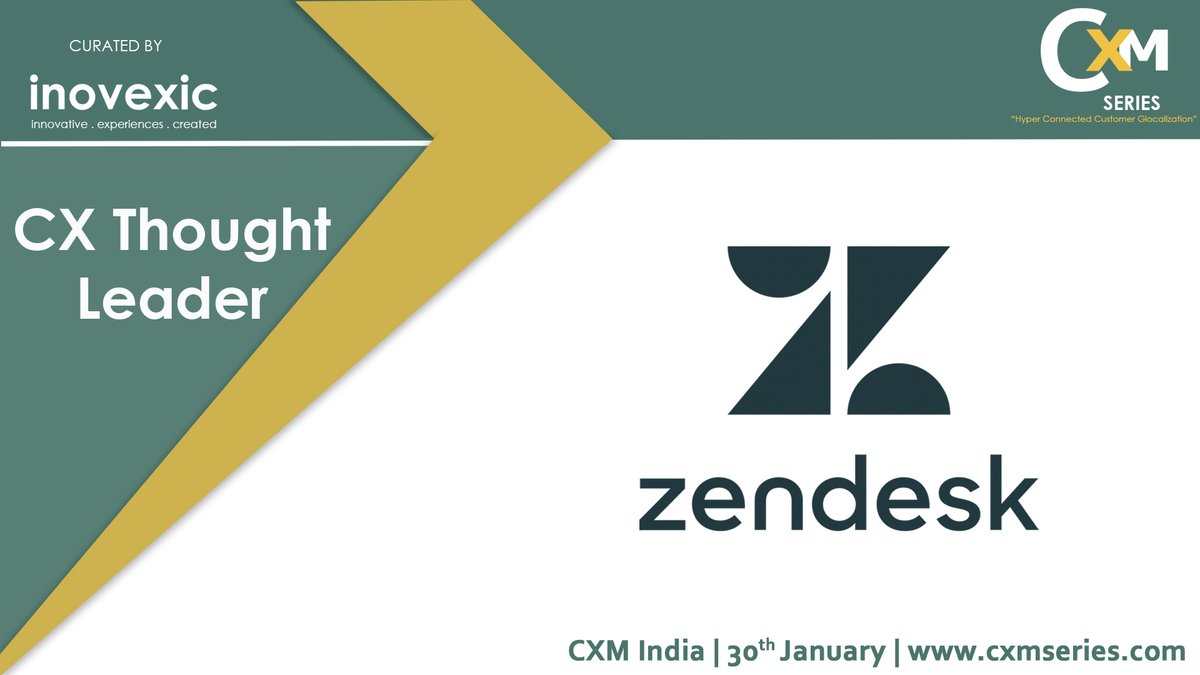 CxmSeries's tweet photo. @CxmSeries is proud to associate with @Zendesk as a CX THOUGHT LEADER at CXM India.
 
CXMSERIES 2020 | Jan 30th 2020 | Courtyard by Marriott Bangalore

To know more &amp; participate: https://t.co/jQsROEhBhQ
Whatsapp: https://t.co/HVUkVzgMZk

#CustomerExperience #cxmseries2020 #cxm https://t.co/aPcJtCYxH1