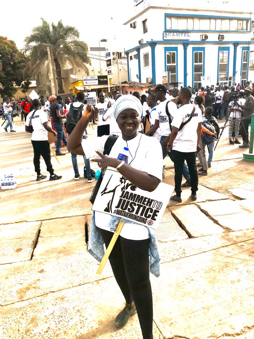 AfricansRising's tweet photo. #Gambian are demanding for justice for the atrocities committed in the reign of Yahya Jammeh! The government must work with the international community to bring him to justice. 

#FreeKebbaJammeh 
#3YearJotnaMovement
#AfricansRising https://t.co/vL22Csv6L9