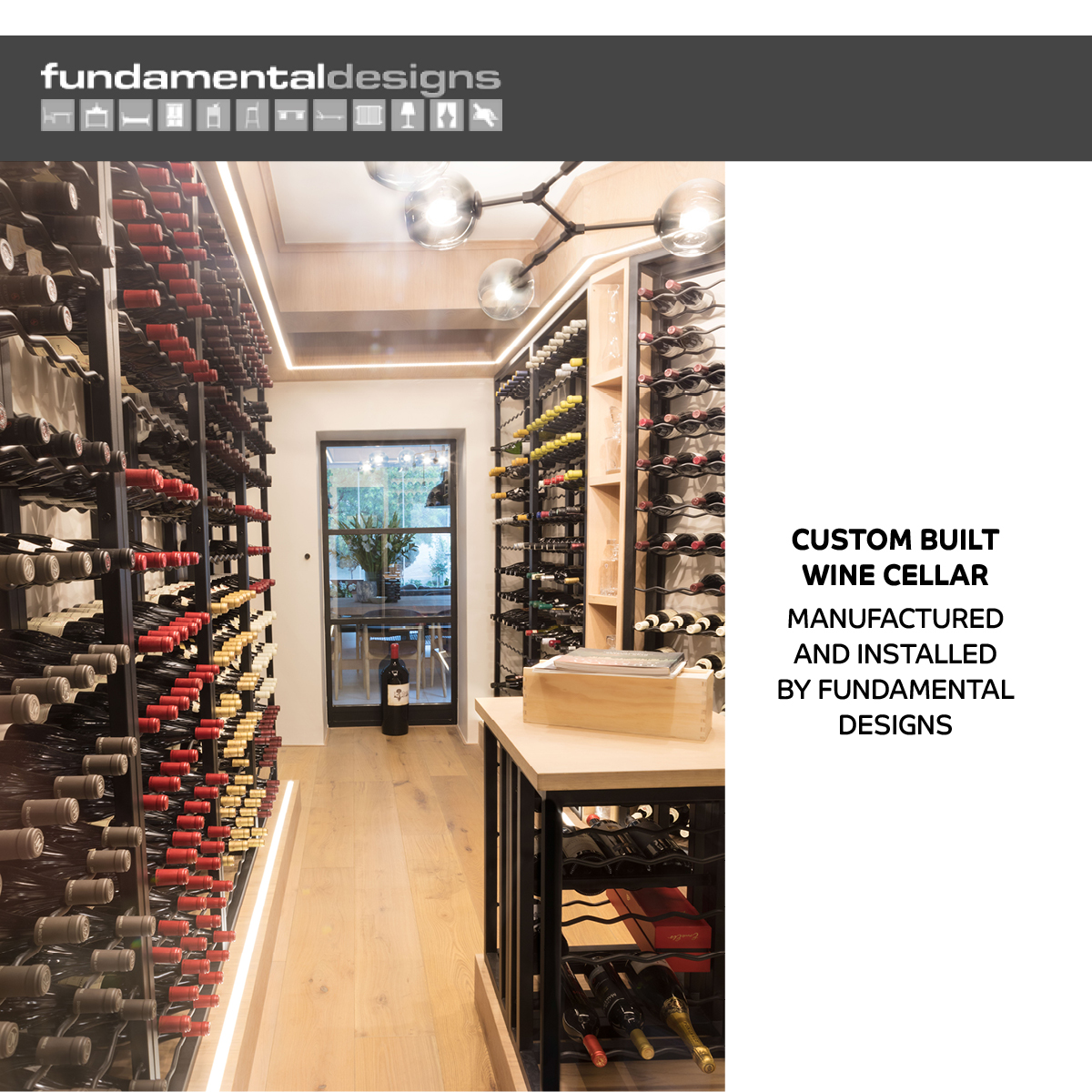 FundamentalDs's tweet photo. Let us design, manufacture and install the wine cellar of your dreams. Trade only. https://t.co/uJIVBjGYDZ  #custommade #locallymade #interiordesignSA  #winecellar https://t.co/479aKPU0Zm
