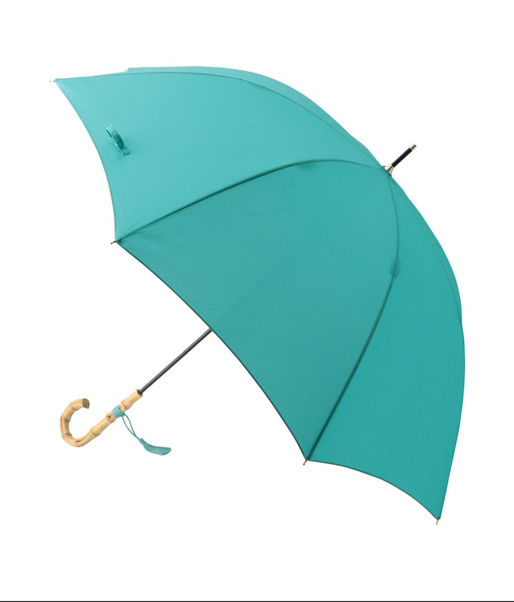 Mii Rope のタッセル付バンブーハンドルアンブレラは安くてかわいいのでお気に入り 私はブルーを愛用してるんだけど服に合わせるのにもう一色欲しいなぁ ちなみに一本3000円くらいで買えます