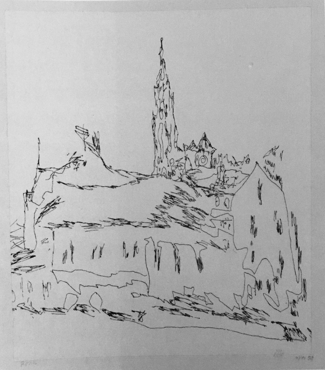 Paul Klee, « Bern », 1910, pen on paper on carboard 