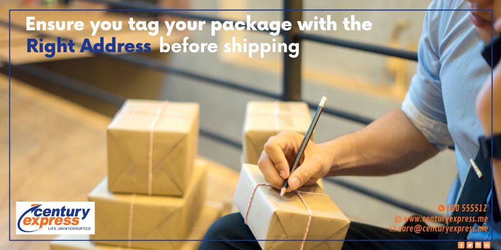 Century_Express's tweet photo. Be sure to check your mailing address to ensure an easy delivery
#CenturyExpress #SpeedDelivery #BestPrice #TimeOutDubai #Lastmile #Firstmile #Startup #AbuDhabi #Dubai #Sharjah #MyDubai #UAE https://t.co/uNWvC7ULEH