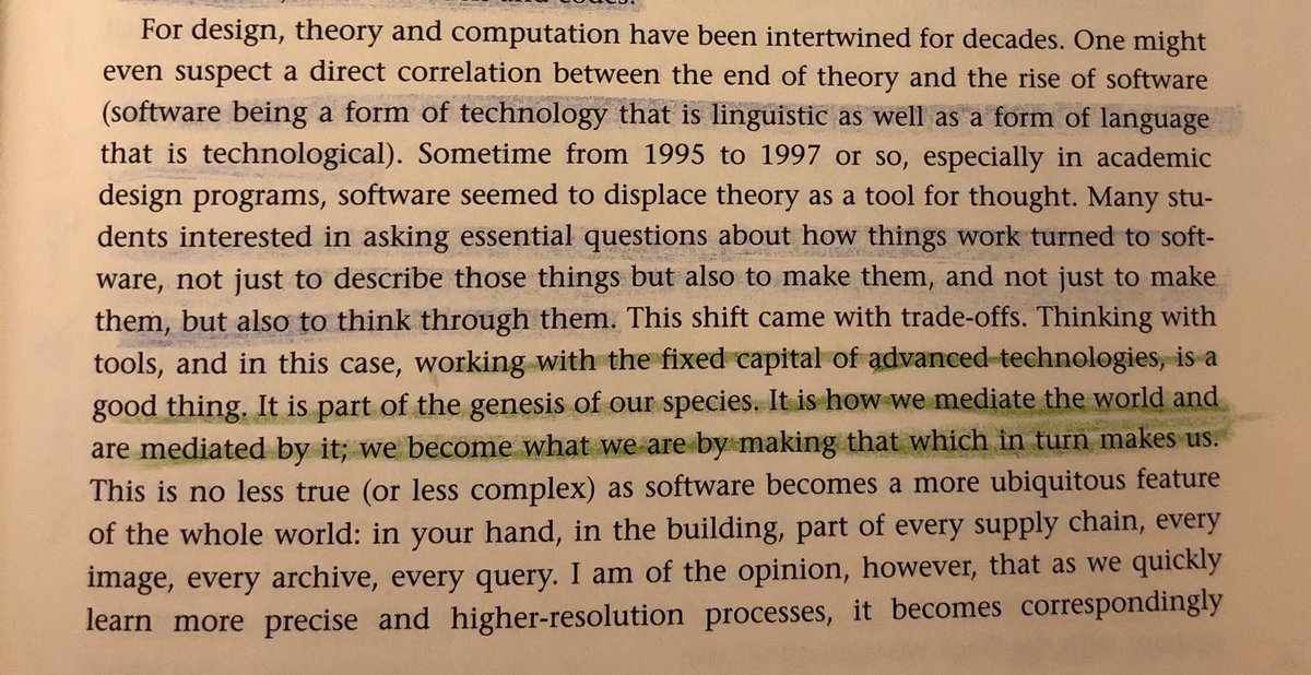 startuployalist's tweet photo. “Many student interested in asking essential questions about how things work turned to software,  not just to describe those things but also to make them, and not just to make them, but also to think through them.” https://t.co/tMiJVWx48q