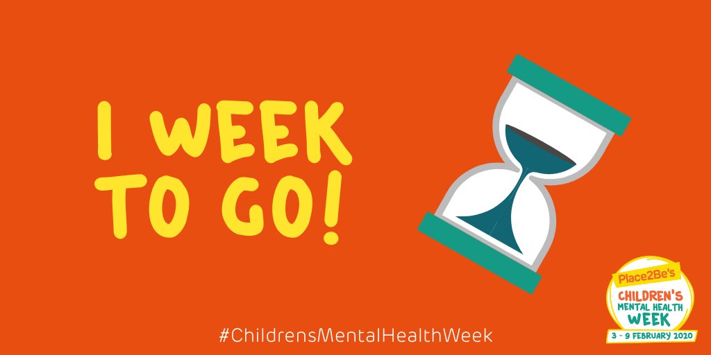 Place2Be's tweet photo. 🚨 #ChildrensMentalHealthWeek is just one week away! Join @Place2Be, schools, organisations and individuals across the country as we shine a spotlight on the importance of children and young people’s #mentalhealth.

https://t.co/1VLX2ktjK8 https://t.co/UeQaa42Cs8