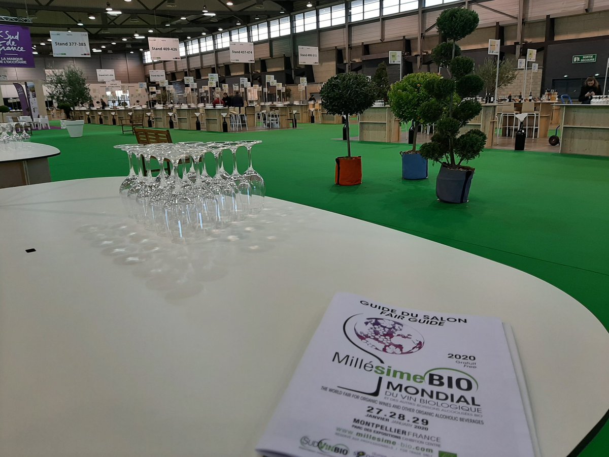 #MILLESIMEBIO - Derniers préparatifs avant le top départ de #millesimebio2020 !
On vous attend !

#vin #vinbio