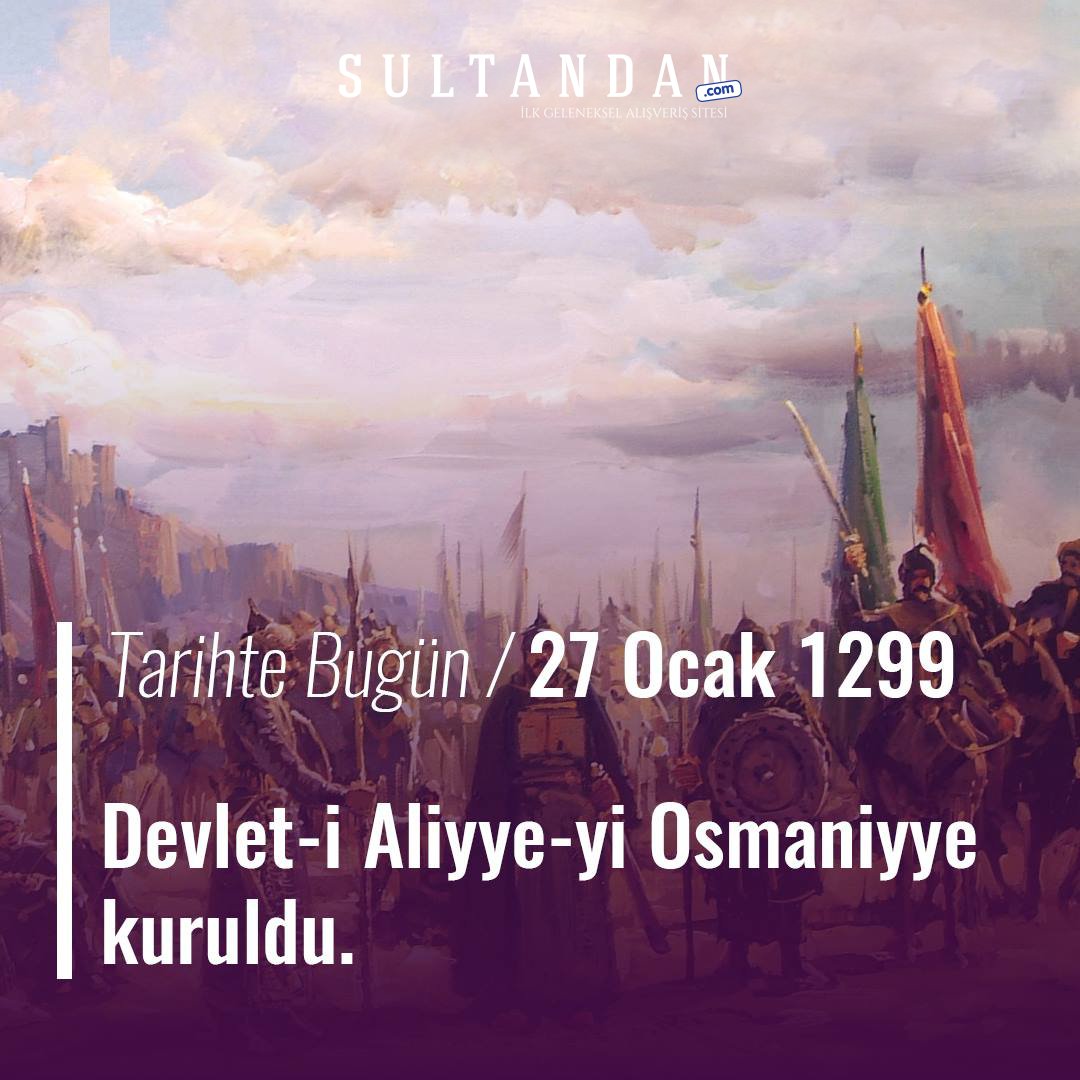 nilhansultan's tweet photo. Dünyaya 6 asrı aşkın bir sürede barış, adalet, hoşgörü ve medeniyet getiren “Devlet-i Aliyye-yi Osmaniyye"nin kuruluşunun 721.yılı tüm cihana kutlu olsun. #27Ocak1299 https://t.co/gKFSOdkkrl