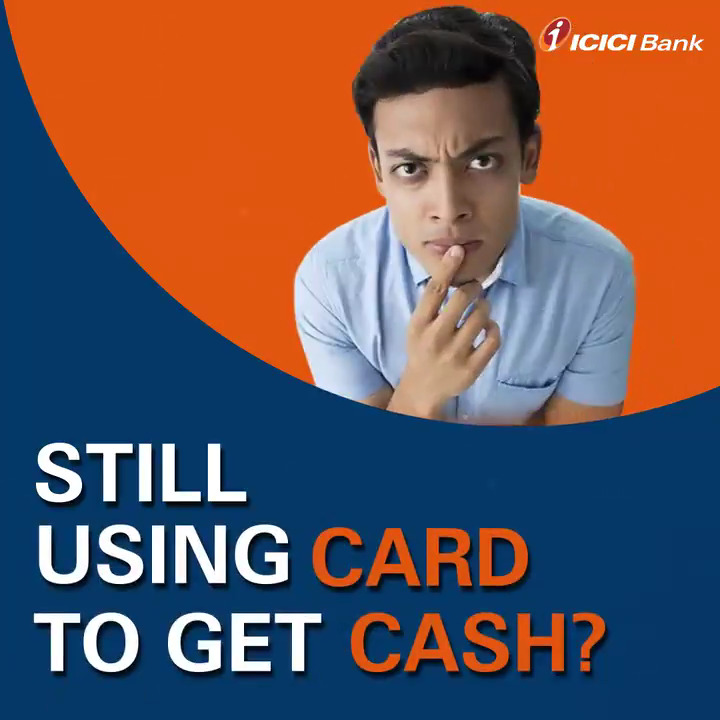 ICICI Bank on Twitter " Super convenient 😌 Safe 👍🏻 Quick ⚡ You can now withdraw cash using your