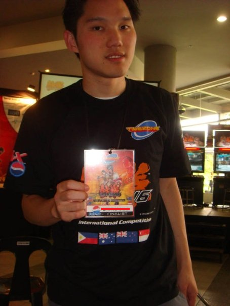 T6.0 tournament in Philippines that I qualified for in 2008, where I met young-ass Harada. One of the many tournaments I've been overseas for, to prove that I'm a "real fan"