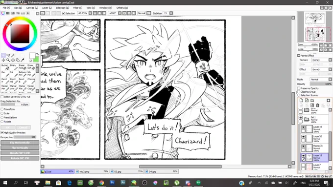 this next page is gonna be Maximum Shounen and it all starts here #WIP 