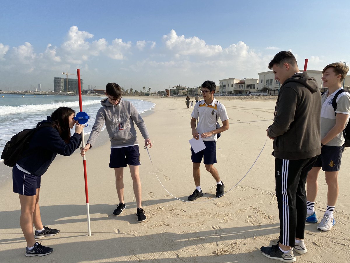 ReptonDXBGeog's tweet photo. Year 11 IGCSE Geography fieldwork. Our students thoroughly enjoyed collecting and recording data for their ‘alternative to coursework’ paper. https://t.co/FGjJDMsjdq