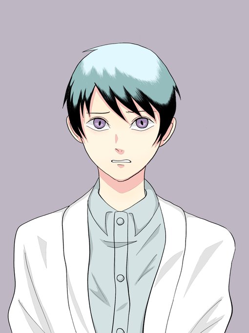 蟹さんがTwitterに投稿した愈史郎(鬼滅の刃)のイラスト。