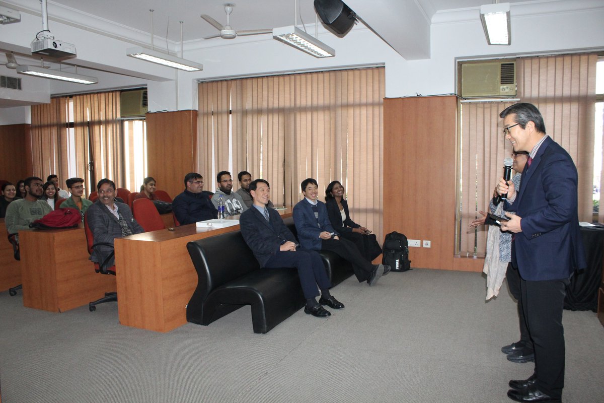 NCUGurgaon's tweet photo. Dr Lee Chung Hak from International Youth Fellowship, South Korea visited NCU on 24.01.2020 and conducted a ‘Mind Education Workshop’ for NCU’s Faculty, Research scholars and students https://t.co/B6Lu9fZecv