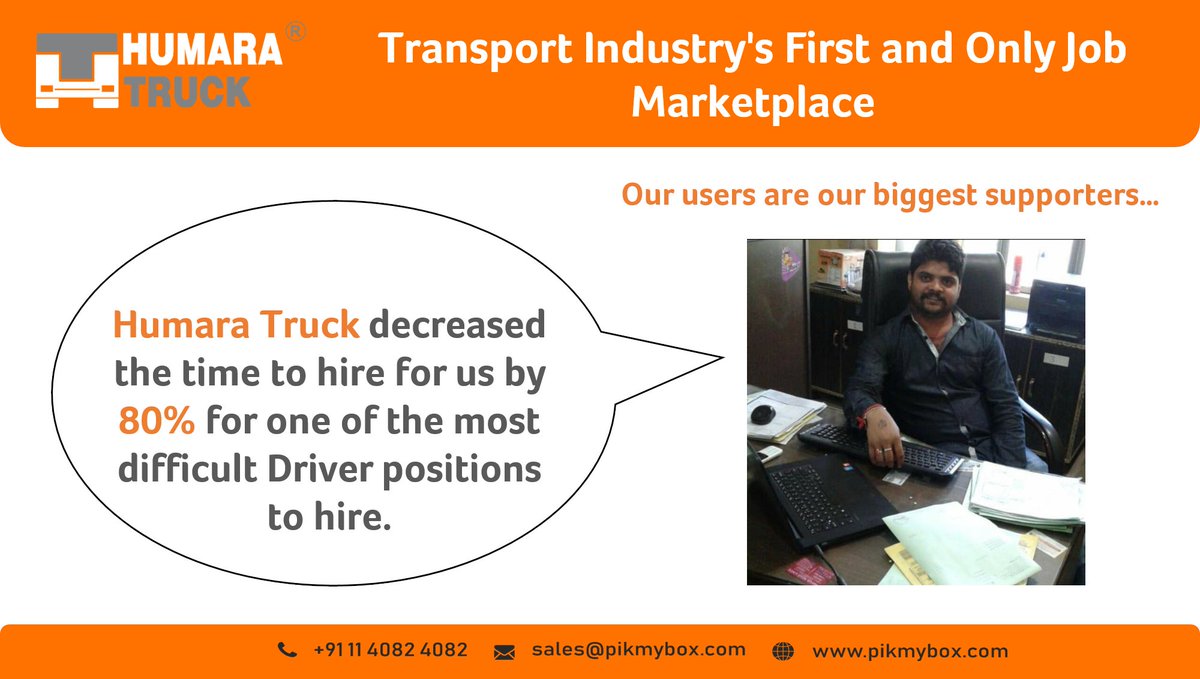 TruckHumara's tweet photo. Our users are our biggest supporters…
#trucking #hiredriver #driveriobs #nationbuilding #transportation #logistics https://t.co/3zLDdAClHH