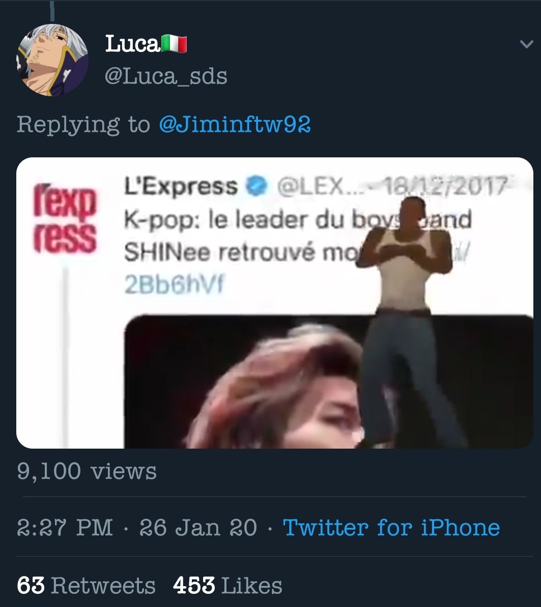 @/luca_sds For responding to fancams with a hurtful video of Jonghyun.