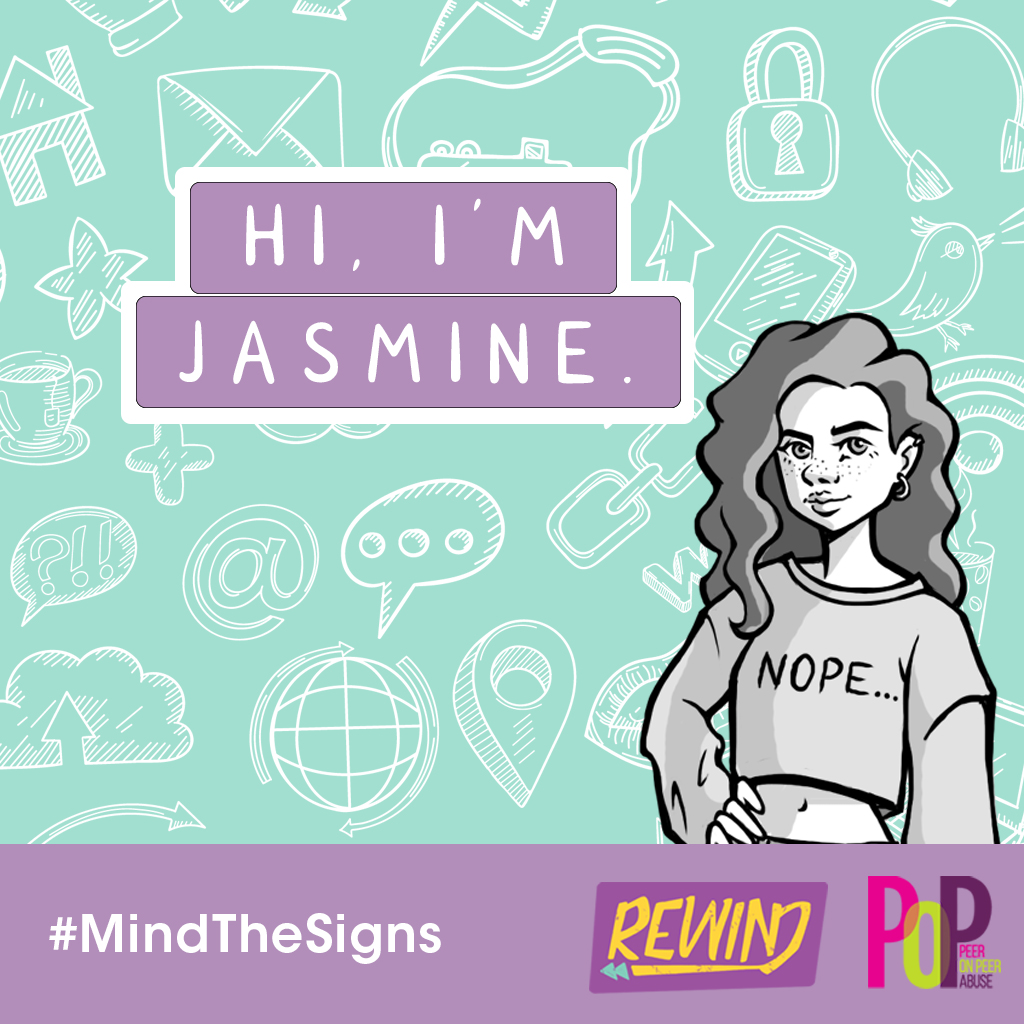 twpvibe's tweet photo. Hey! I'm Jasmine. I'm going to share my story with you.
I didn't realise that things aren't always what they seem, but now I know how to trust my instincts and keep control. Keep an eye out to follow my story over the next few weeks. #MindTheSigns https://t.co/PYTybgdU2Y https://t.co/7uEhIhdCIx