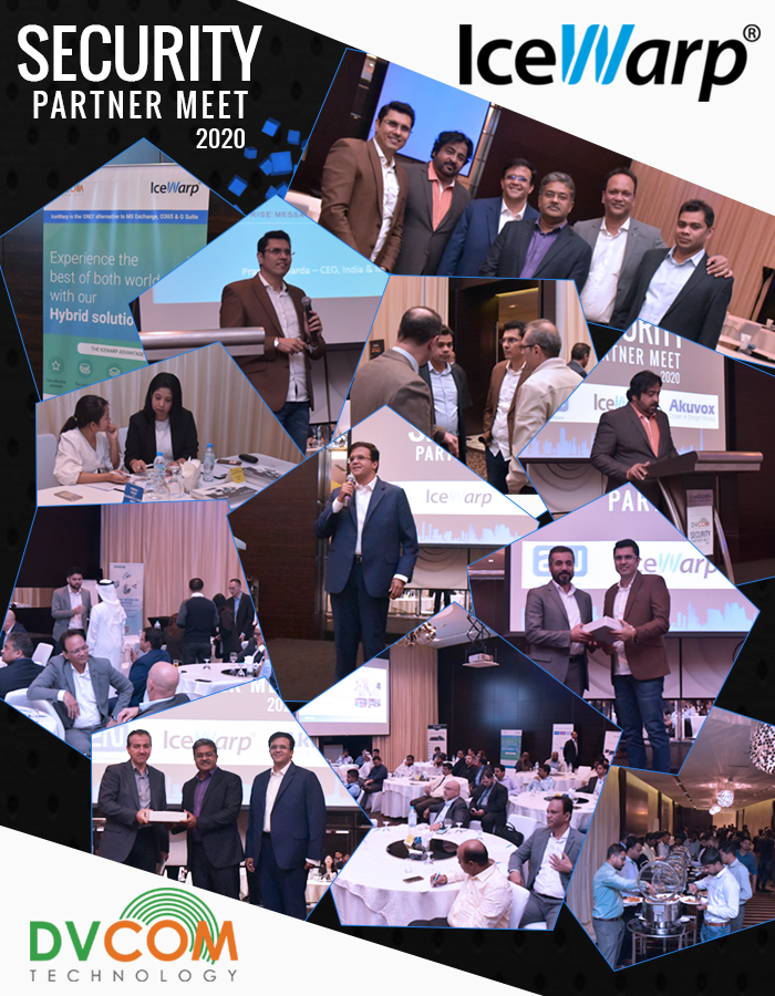 DvcomTechnology's tweet photo. Thank you all for attending DVCOM Security Partner Meet 2020.
#DVCOM #ICEWARP #cloud #email #collaboration #security #businessemail https://t.co/wIxQ6fxluK