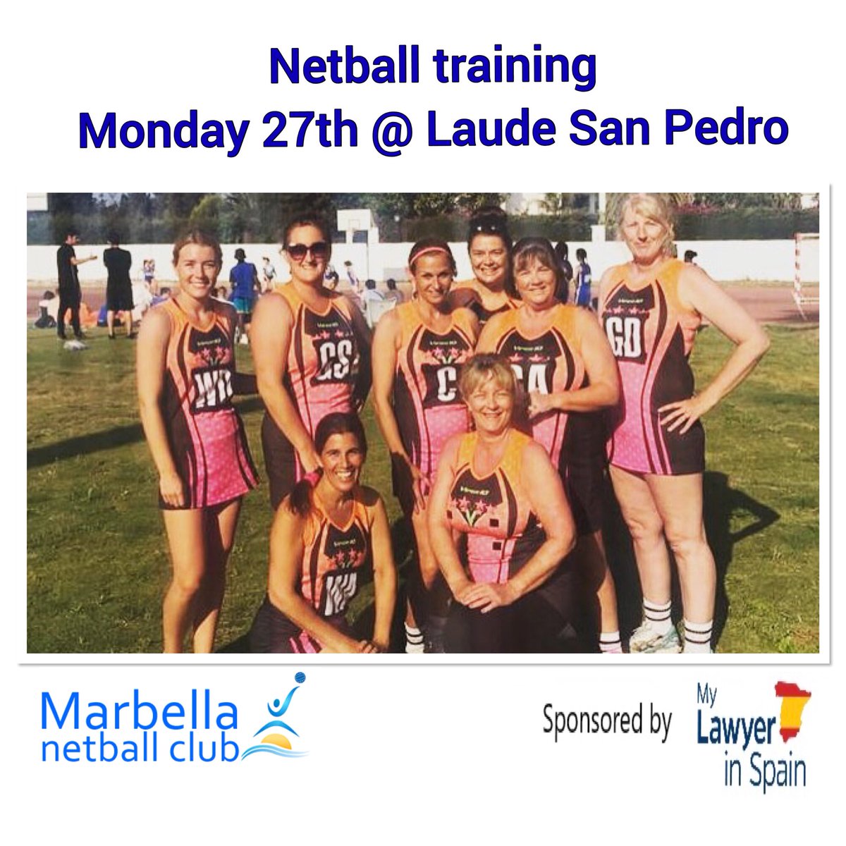 NetballMarbella's tweet photo. Netball training, Marbella, fully qualified coach, starts 7-9pm, all levels welcome, come along and beat the Monday blues! #mondaymotivation #netball #netballtraining
#netballers #netballislife #netballontherise #netballfriends #netballislife #netballtraining https://t.co/FrvTkRu8en